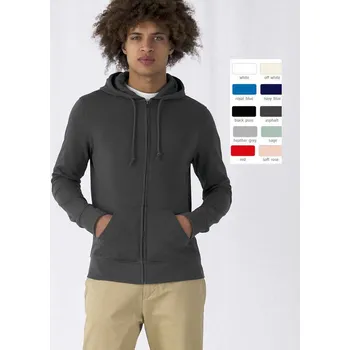 Pánská mikina BC Pánská mikina s kapucí z bio bavlny heather grey XS 01U35B61000