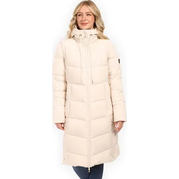 Dámský zateplený kabát KILPI SALI-W, Béžová - 44