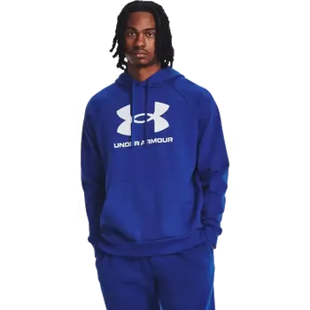 Pánská mikina Pánská mikina s kapucí Under Armour Rival Fleece Logo modrá2