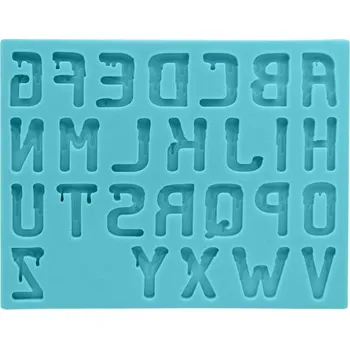 Silikonová formička abeceda horor 15x11,5cm - Cakesicq | Cukrářské potřeby