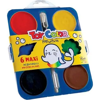 Vodová barva barvy vodové 57mm Toy Color 6ks