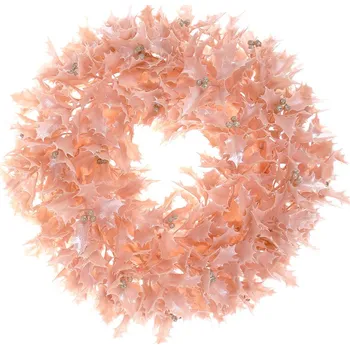 umělá květina Autronic Věnec cesmínový, barva lososová