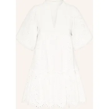 Dámské šaty Poupette St Barth Dámské Plážové Šaty Cruz Z Krajky S Otvory,...