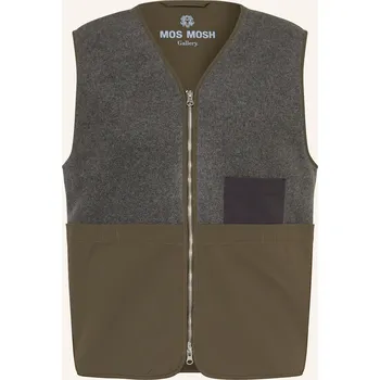 Mos Mosh Gallery Pánská Fleecová Vesta Mmgcess, tmavě šedá /...