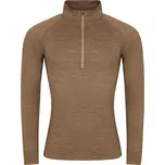 Kilpi JAGER-M Pánské merino termo triko ZM0501KI Hnědá L
