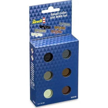 Modelářská barva Revell Revell sada emailových barev - RAF WWII (6x14ml)