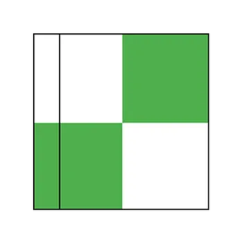 Sportovní branka Praporek Cawila Corner Flag 45x45cm 1000615698-weiss5 Velikost OS