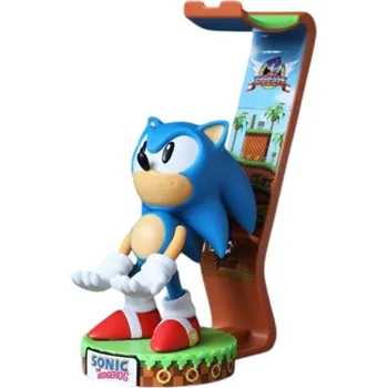 Držák na ovladač Cable Guys Sonic The Hedgehog Deluxe edice - držák na telefon a ovladač PS4/PS5/Xbox & stojan na sluchátka