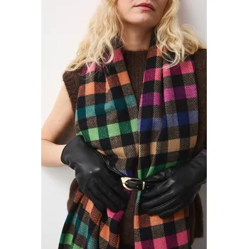 Rukavice Kožené rukavice Medicine dámské, černá barva RW25-RED709 99X, vel. S/M