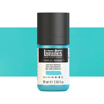 Vodová barva Akryl kvašová barva Liquitex - Light Blue Permanent