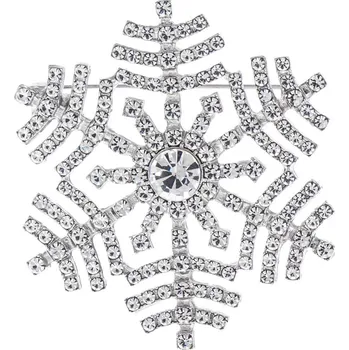 Brož Biju Brož vločka se zirkony 9002099-1