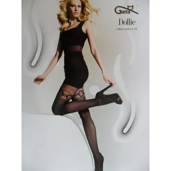 Dámské punčochy DOLLIE 04 20den-punčochové kalhoty GATTA nero-černé 2-S