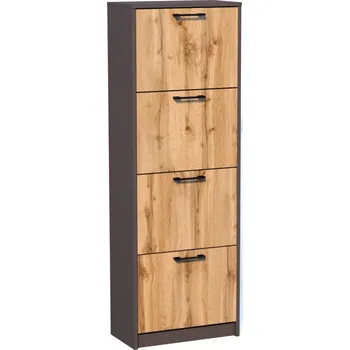 Nábytek CASARREDO VILMA botník 4K K025, GRAFIT-WOTAN