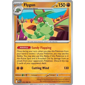 Karetní hra Flygon 053/094 - Phantasmal Flames Typ karty: Holo