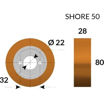 Frézka Maggi náhradní kolečko 80 x 28 mm k podavači STEFF 2032