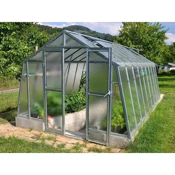 Skleník Zahradní skleník Limes Variant L 4,5 3 x automatický otvírač střešního okna v hodnotě 3621 Kč ZDARMA