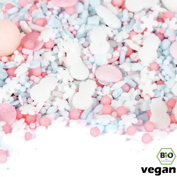 Přisada na vaření a pečení Cukrové zdobení 90g White flakes - Super Streusel