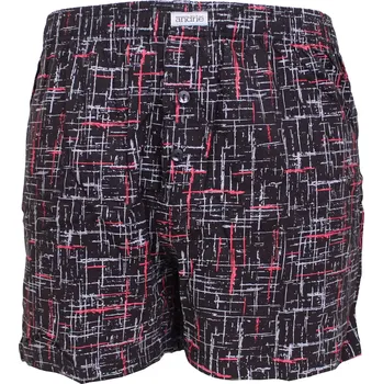 Trenýrky Pánské trenky s moderním vzorem Andrie PS5930 černá velikost XL-54/56