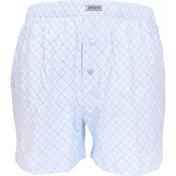 Trenýrky Pánské trenky Andrie s kostkovaným vzorem PS5916 světle modrá velikost 3XL-62/64