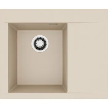 Kuchyňský dřez Granitový dřez Alveus PURE-G 50 Slonová kost Levý