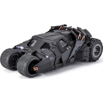 autíčko Batmobile Dark Knight kovový model hračka na baterie světla zvuk 1:24 Černá