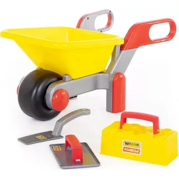 Hračka na písek Stavební kolečko s nářadím pro děti