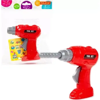 Šroubovák Dětský aku šroubovák červený na baterie