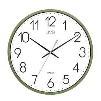 Hodiny JVD HX8016.3 quartzový strojek, tichý chod, arabská čísla