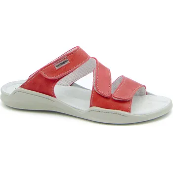 Dámská obuv MEDISTYLE zdravotní dámská pantofel LUISA Barva: Červená, Velikost EU: 36