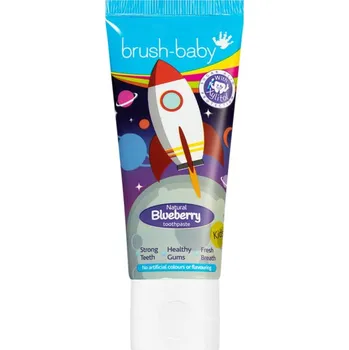 zubní pasta Brush Baby Rocket dětská zubní pasta borůvka 50 ml