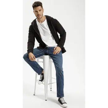 Pánské džíny Pánské jeans CROSS JEANS Greg Dark Mid Blue C132-083 Velikost: W34 / L36