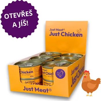 Hotové jídlo Just Meat Kuřecí prsa 12x100 g
