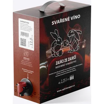 Rodinné vinařství ZAJÍCI ZE ZAJEČÍ Svařené víno červené, aromatizovaný vinný nápoj, polosladké
