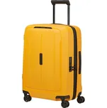Samsonite ESSENS Zip 55 cm Kufr Spinner Žlutá Radiant Yellow 55L Rozšiřitelný