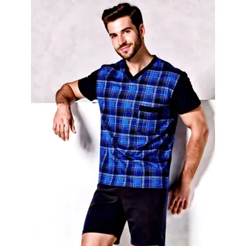 Pánské pyžamo Pánské Pyžamo Krátké FOLTÝN PK 484 Velikost: 7XL