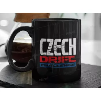 DRIFT Hrnek černé barvy s logem CDS