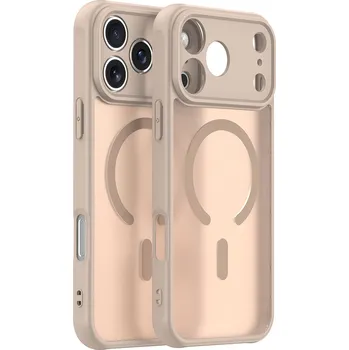 Pouzdro na mobilní telefon Techsuit HaloFrost II MagSafe kryt pro iPhone 17 Pro zlatý