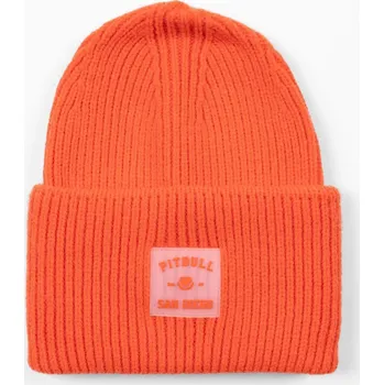 Čepice PitBull West Coast - zimní čepice LOVE PB oranžová