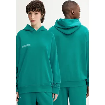 Pánská mikina Bavlněná mikina Pangaia hnědá barva, s kapucí, s potiskem, S, 67X