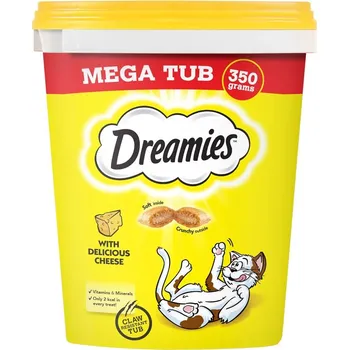 Krmivo pro kočku Dreamies megabalení se sýrem 350 g