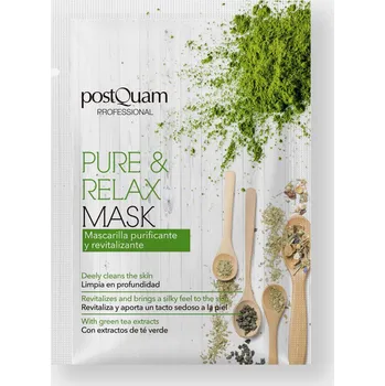 Pleťová maska PostQuam hloubkově čistící maska Pure and relax (10ml)