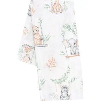 látková plena Flanelová plenka s potiskem New Baby Zoo