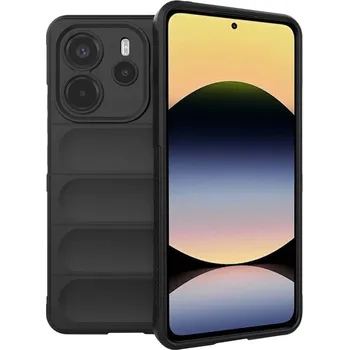Pouzdro na mobilní telefon Ochranný kryt Techsuit Magic Shield pro Xiaomi Redmi Note 14 4G černý