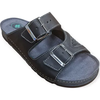 Dámská obuv Dámské halluxové pantofle Santé N/211/1H/60/CP černé Velikost: 39