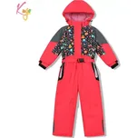 Dívčí zimní kombinéza Kugo PB9915 korálová