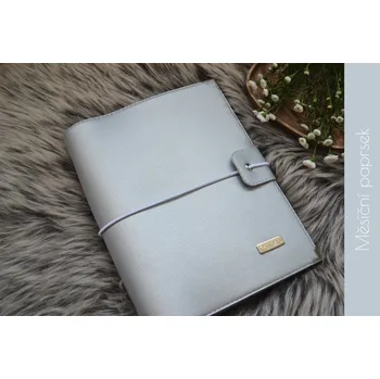 Diář Contexta (Učitelský) diář - koženkové desky Barva: Měsíční paprsek