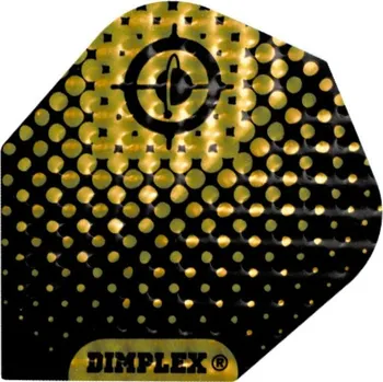 Letky na šipky Harrows Dimplex černé, zlaté