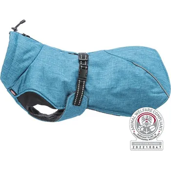 Obleček pro psa TRIXIE Výprodej - Zateplený zimní kabátek RIOM, modrá S:35cm, hruď:36-54cm, krk: do 38cm
