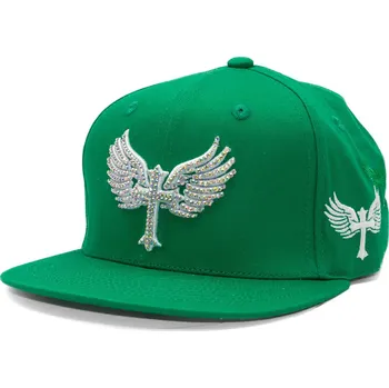 Kšiltovka Kšiltovka Reflection Luxury Shine Loud Snapback - Joker Green / White