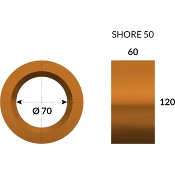 Frézka Maggi náhradní guma 120 x 60 mm pro STEFF 2033
